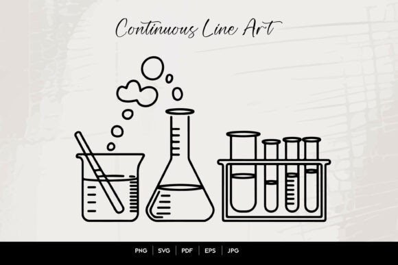 Laboratory Line Art: Graphics for Crafts