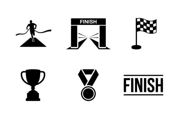 Race Winner Graphics for Crafts & Web