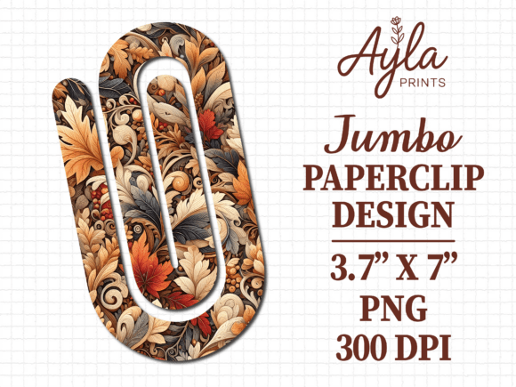 Review: Autumn Fall Leaves Jumbo Paperclip PNG