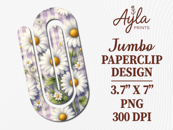 Review: Daisy Flower Purple Jumbo Paperclip PNG