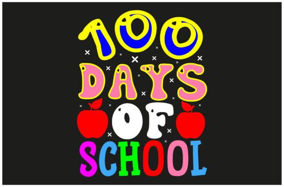 School 100 Days Tee Graphics & T-Shirt Designs