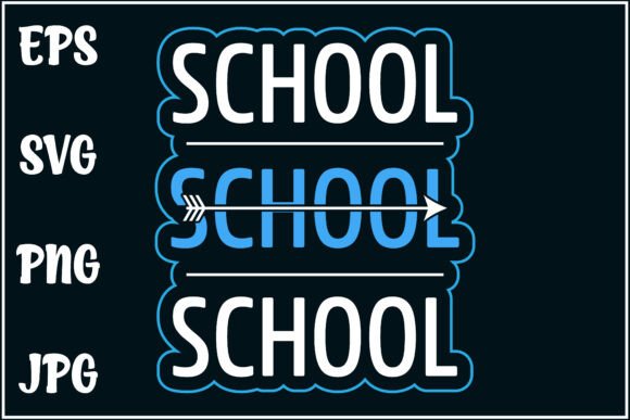 School Life Student Tee Graphics & T-Shirt Designs