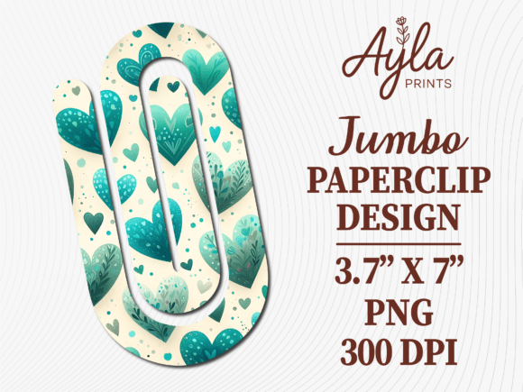 Teal Mint Hearts Graphics for Crafts