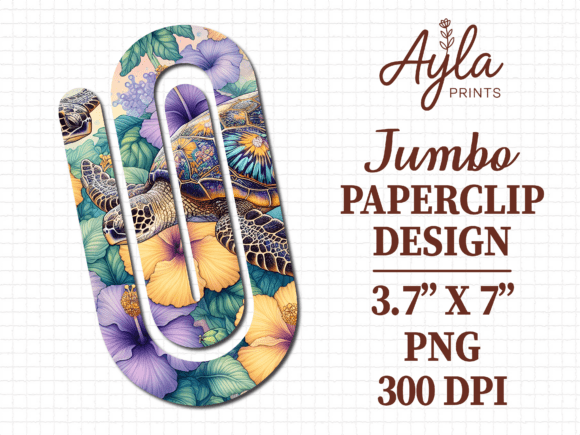 Tropical Sea Turtle Graphics for Crafts